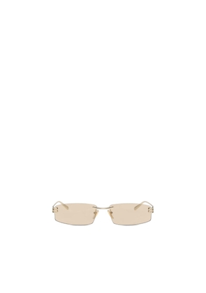 Balenciaga Beige Metal Sunglasses