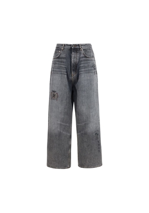 Balenciaga Gray Cotton Casual Pants - L