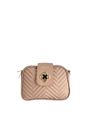 Baldinini Trend Beige PU Women Crossbody