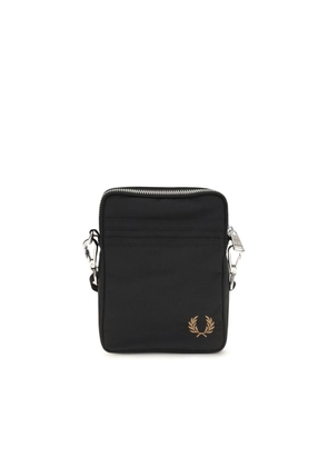 Fred Perry Black Nylon Shoulder Bag