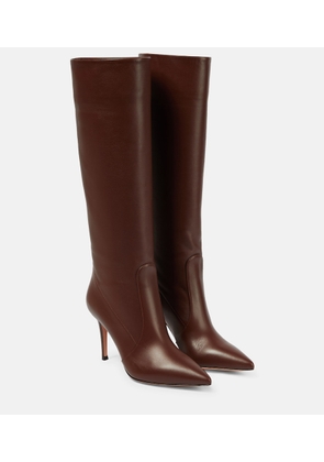 Gianvito Rossi Hansen 85 knee-high leather boots