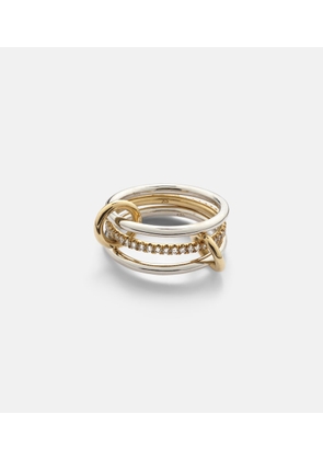 Spinelli Kilcollin Sonny 18kt gold and white gold ring with diamonds