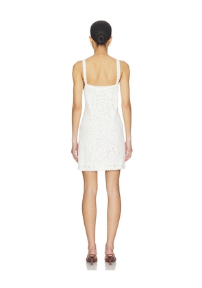 Cleobella Asahi Mini Dress in White. Size L. Also in S, XS, M, XL.