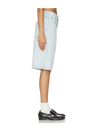 AGOLDE Ramona Short in Blue. Size 23. Also in 24, 29.