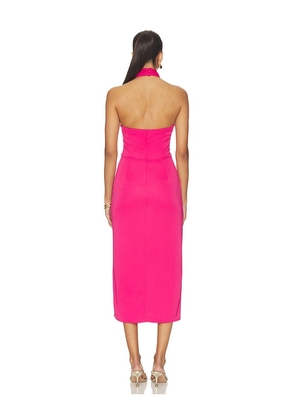 Cinq a Sept Bangle Kaily Dress in Fuchsia. Size 0. Also in 2, 4, 6, 12.
