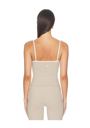 Astoria Sport Tank Top in Beige. Size L. Also in XS, S, M, XL.