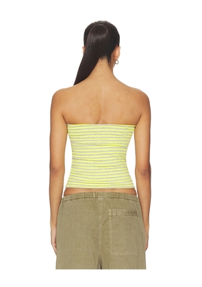 Boys Lie Striped Candyqueen Tube Top in Yellow. Size L. Also in XL.