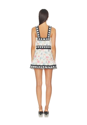 Amanda Uprichard x REVOLVE Lena Romper in White,Black. Size L. Also in M, S, XL, XS.