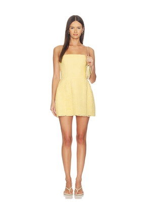 Amanda Uprichard x REVOLVE Bethany Romper in Lemon. Size L. Also in XS, S, M, XL.