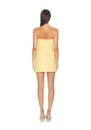 Amanda Uprichard x REVOLVE Bethany Romper in Lemon. Size L. Also in M, S, XL, XS.