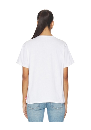 Diesel Bling Tee in White. Size M. Also in L, S.