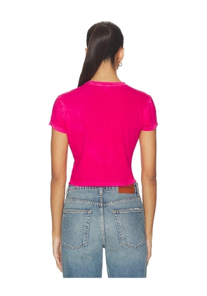 COTTON CITIZEN The Standard Baby Tee in Fuchsia. Size L. Also in XS, S, M.