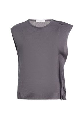 Niccolò Pasqualetti Nota Cotton Vest - Moda Operandi