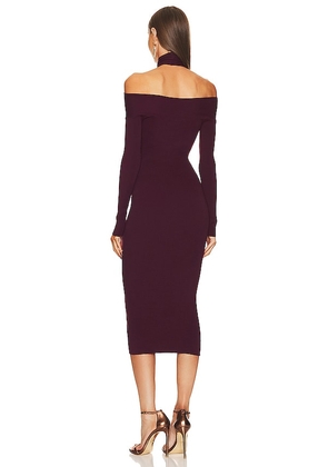 Michael Costello x REVOLVE Lora Midi Dress in Purple. Size M. Also in S, L.