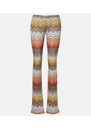 Missoni Wave lame slim pants