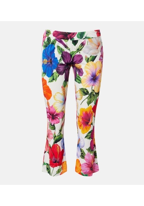 Dolce&Gabbana Floral capri pants