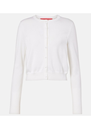 Carolina Herrera Cropped silk and cotton cardigan