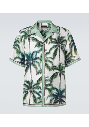 Dolce&Gabbana Printed silk twill shirt
