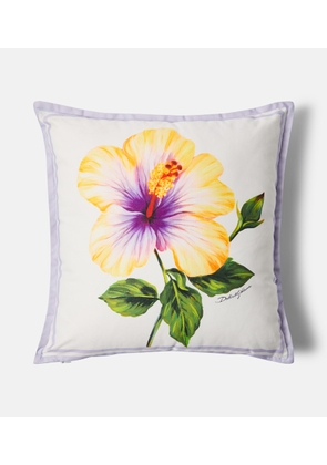 Dolce&Gabbana Casa Floral silk twill cushion
