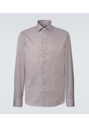 Canali Striped cotton shirt