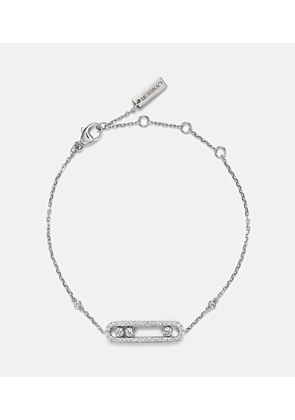 Messika Baby Move 18kt white gold bracelet with diamonds