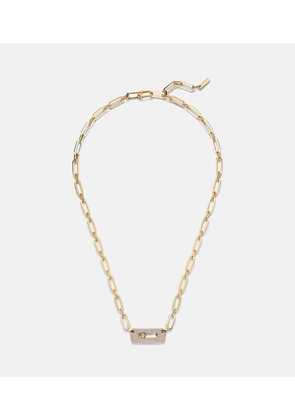 Messika Move Link 18kt gold chain necklace with diamonds
