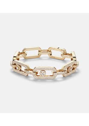 Messika So Move 18kt gold chain bracelet with diamonds