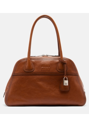 Miu Miu Vivant Medium leather bowling bag