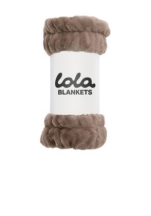 Lola Blankets The Pet Blanket in Tan.
