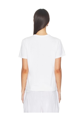 Madewell Perfect Crewneck Tee Shirt in White. Size L. Also in XXS, XS, S, M, XL, XXL.