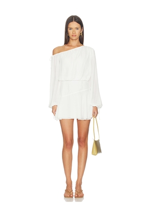 MORE TO COME Violetta Mini Dress in Ivory. Size L. Also in M, S, XL, XS, XXS.