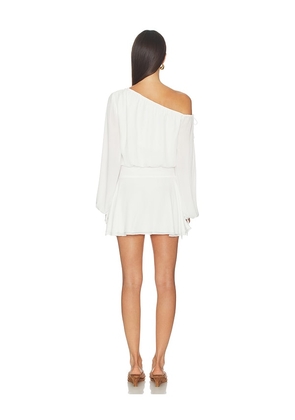 MORE TO COME Violetta Mini Dress in Ivory. Size L. Also in M, S, XS, XXS.