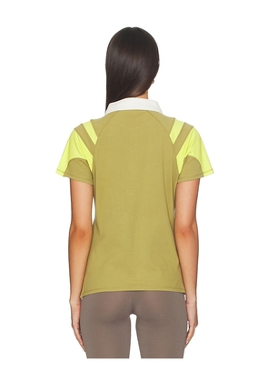 Miaou Lou Polo in Olive. Size L. Also in XXS, XS, S, M, XL.