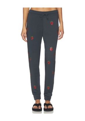 Lauren Moshi Jess Lounge Pant in Black. Size L. Also in M, S, XS.
