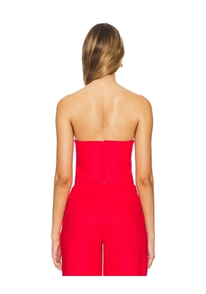 Ronny Kobo Benny Top in Red. Size XL. Also in M.