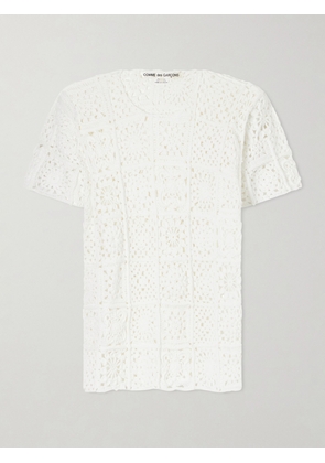 Comme des Garçons - Crocheted Cotton Top - White - x small,small,medium,large
