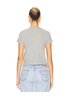 RE/DONE 50s Boxy Tee in Grey. Size M. Also in S.