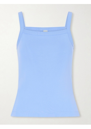 FLORE FLORE - May Organic Cotton-jersey Tank Top - Blue - x small,small,medium,large,x large