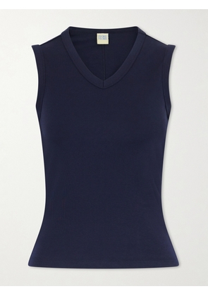 FLORE FLORE - Jill Organic Cotton-jersey Tank - Blue - x small,small,medium,large,x large