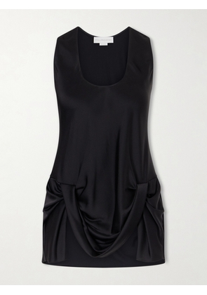 Stella McCartney - Draped Satin Blouse - Black - IT34,IT36,IT38,IT40,IT42,IT44,IT46,IT48