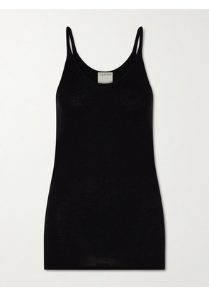 Calvin Klein Collection - Alicia Cotton-blend Jersey Tank Top - Black - x small,small,medium,large