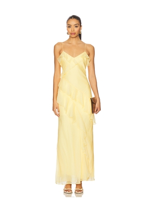 AMUR Sophia Gown in Yellow. Size 12. Also in 8.