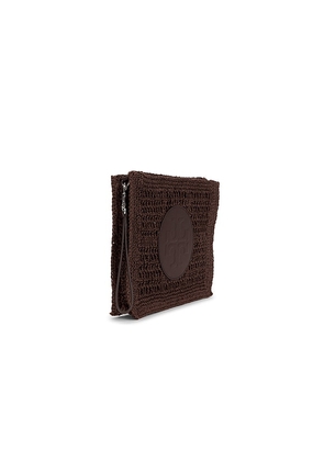 Tory Burch Ella Hand-crocheted Pouch in Brown.