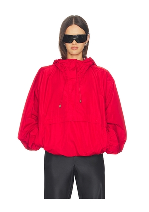 Rohe Volume Silk-blend Anorak in Red. Size L. Also in M, XS.