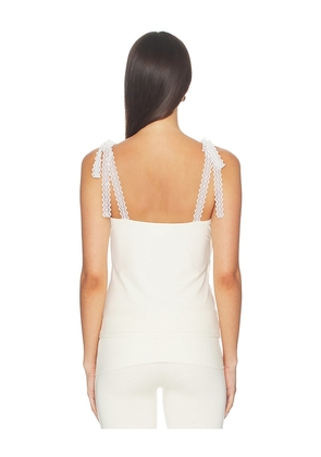 The Line by K Astro Top in Ivory. Size L. Also in XS, S.
