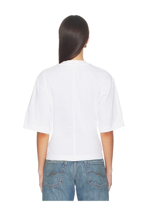 SAMSOE SAMSOE Sadisas T-shirt in White. Size L. Also in XS, S, M.