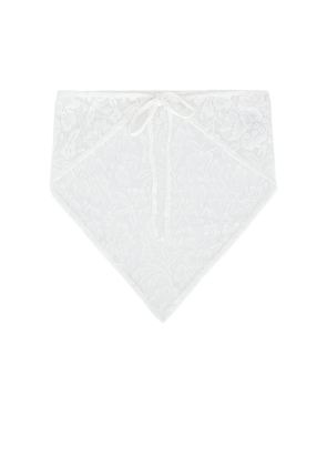 Tularosa Dasha Head Scarf in White.
