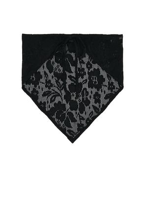 Tularosa Dasha Head Scarf in Black.