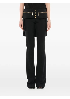 Givenchy zip-detail buttonet trousers - Black