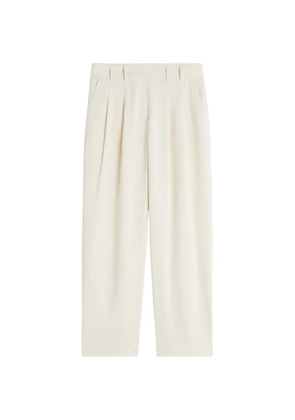 Maison Kitsuné pleated wide-leg trousers - Neutrals